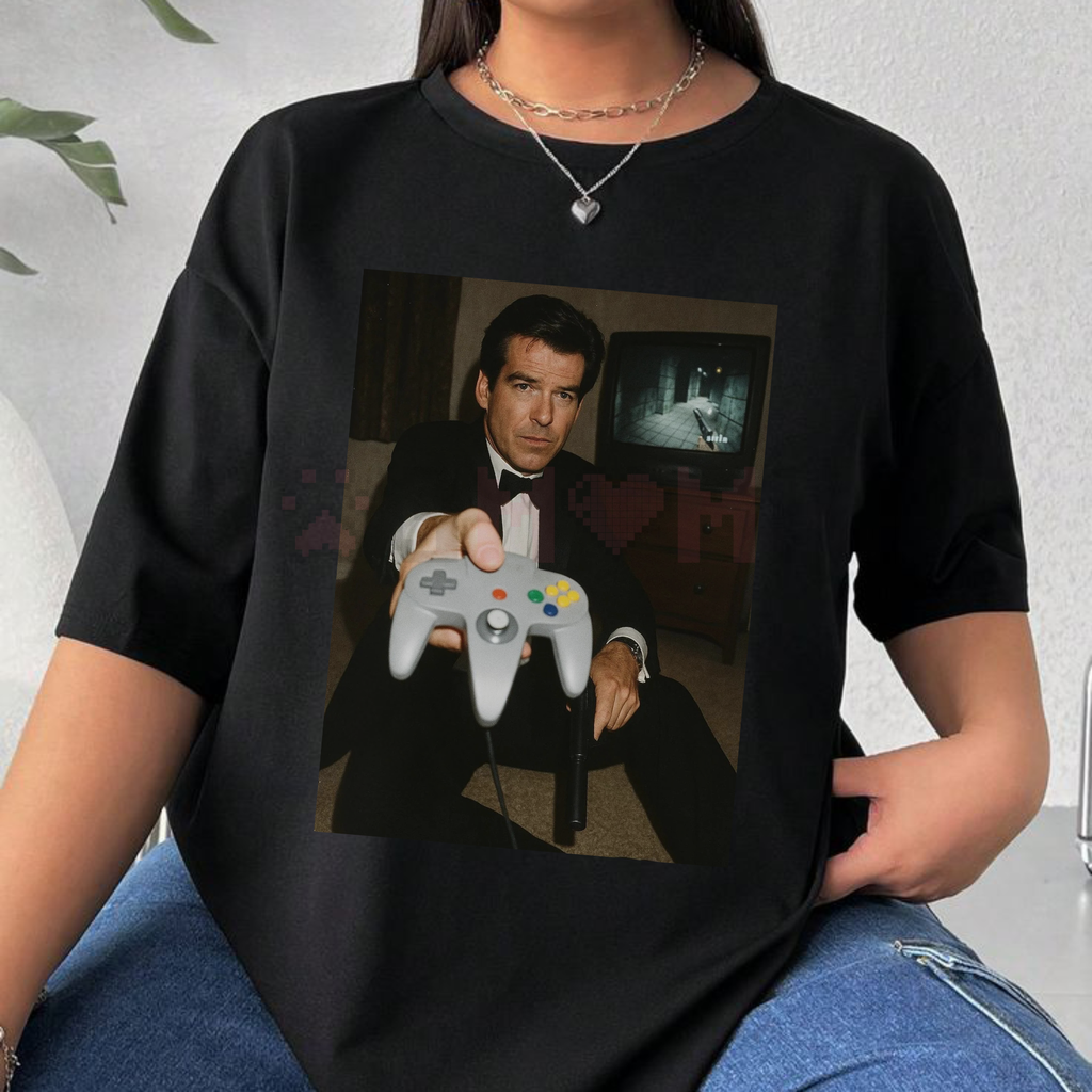 Gaming Legend GoldenEye 007 Tee – N64 Classic Vintage Shooter Fan Shirt