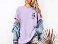 German Shepherd Dog Mom Comfort Colors T Shirt (left chest)