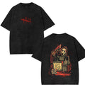 Ghost Face Dead by Daylight Horror Tee – Vintage Washed Gaming Shirt