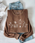 Goose Gardening Plant Lady Comfort Colors Garment-Dyed Sweatshirt – Floral Nature Graphic