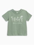 Grow In Grace Wildflowers Organic Cotton Baby And Kids Tee Easter Christian