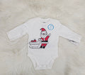 Carter's Infant Bodysuits White ? White Santa Bodysuit ? Infant/3Months