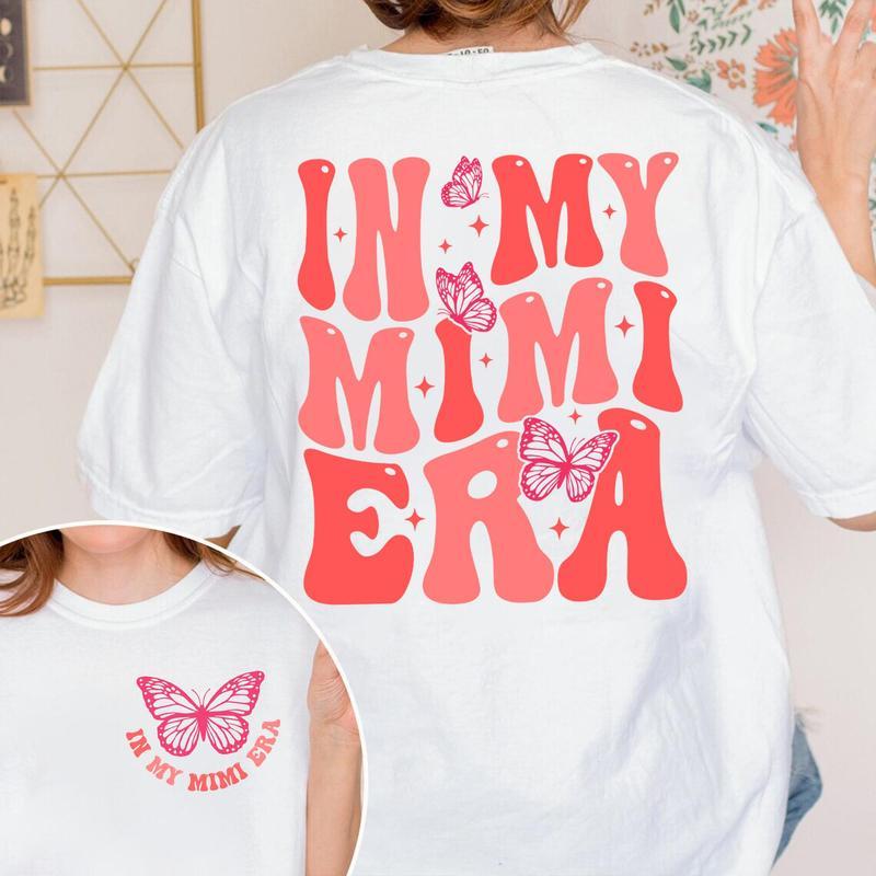 In My Mimi Era T-Shirt – Retro Concert-Style Grandma Tee, Gift for Mimi, Nana, Gigi, or Grandma