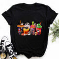 Jack & Sally T-Shirt – Nightmare Before Christmas Graphic Tee for Women, Y2K Short Sleeve Top