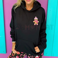 Kawaii Gingerbread Embroidered Christmas Hoodie