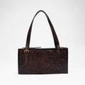 Loyal West MIVVA HANDTOOLED MINI BAG - BRUNETTE LEATHER