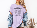 Labrador Mom Social Club Retriever Dog Mom Garment dyed T Shirt
