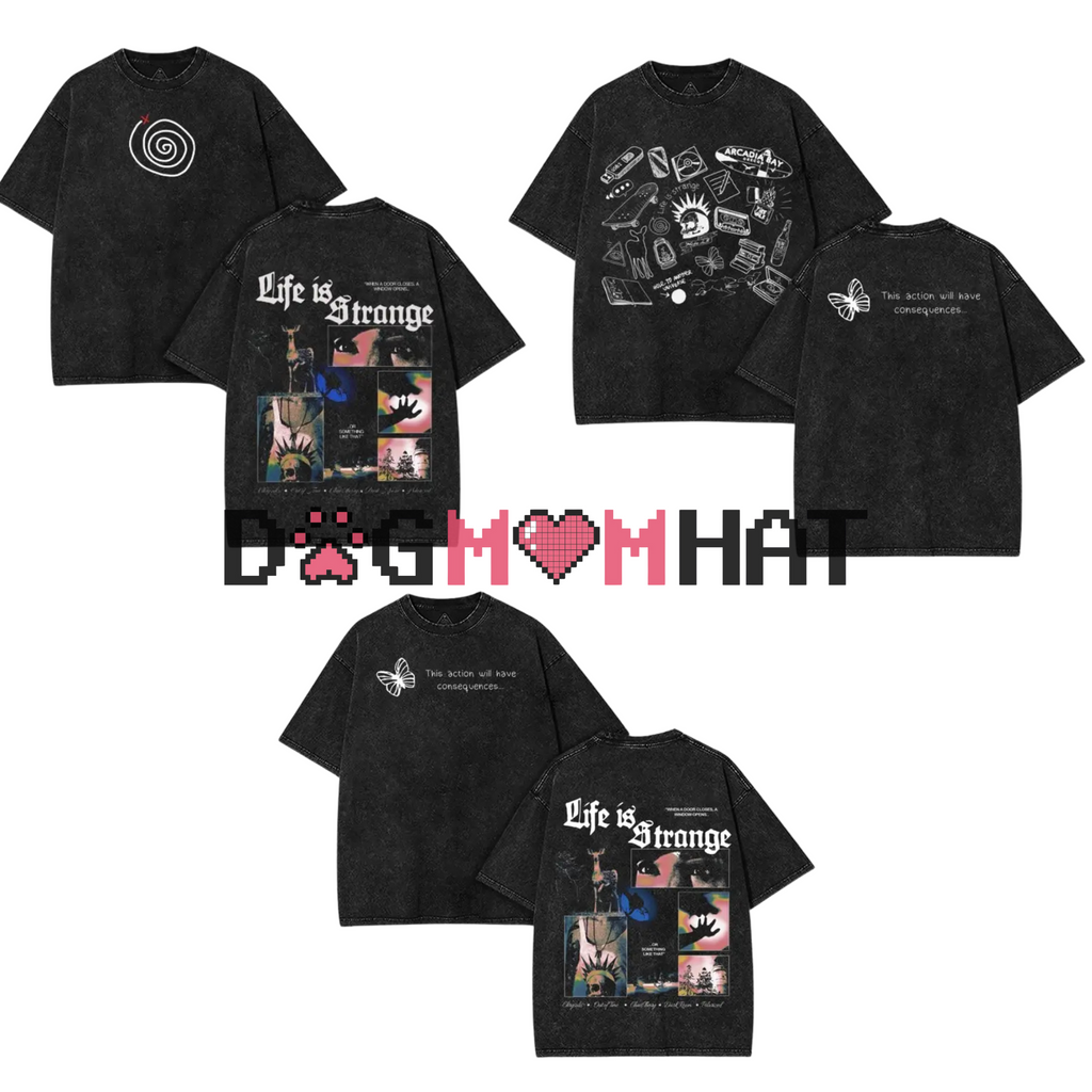 Life is Strange Washed T-Shirt – 2-Sided Graphic Tees
