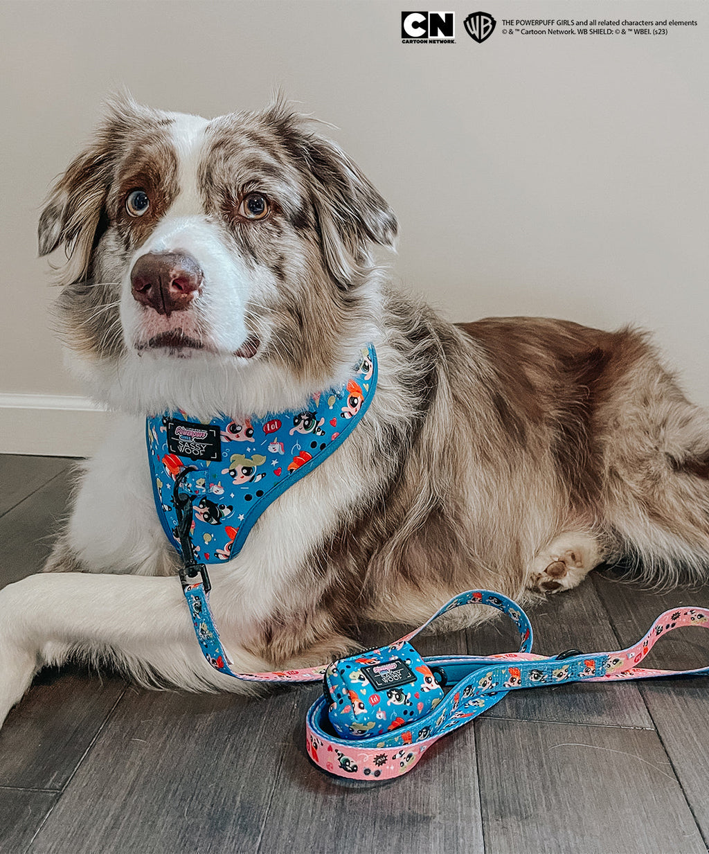 Dog Adjustable Harness - The Powerpuff Girls™ (Blue)