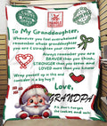 BLANKET FOR GRANDDAUGHTER – COMFORT & WARMTH GIFT  Sherpa Fleece Blanket NTTD00 (SKUB10-181)