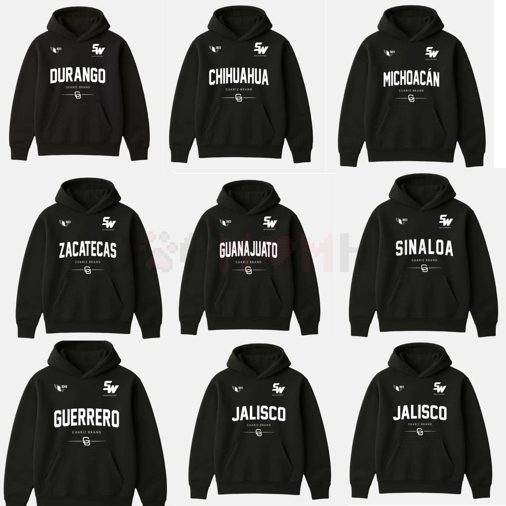 MX STREETWEAR State Identity Unisex Hoodie – Premium Heavyweight Pullover