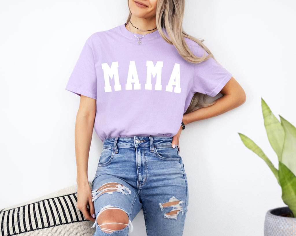Mama Comfort Colors Graphic Tees (Condensed Font)