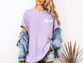 Mama Comfort Colors Graphic Tees (Groovy Left Chest)
