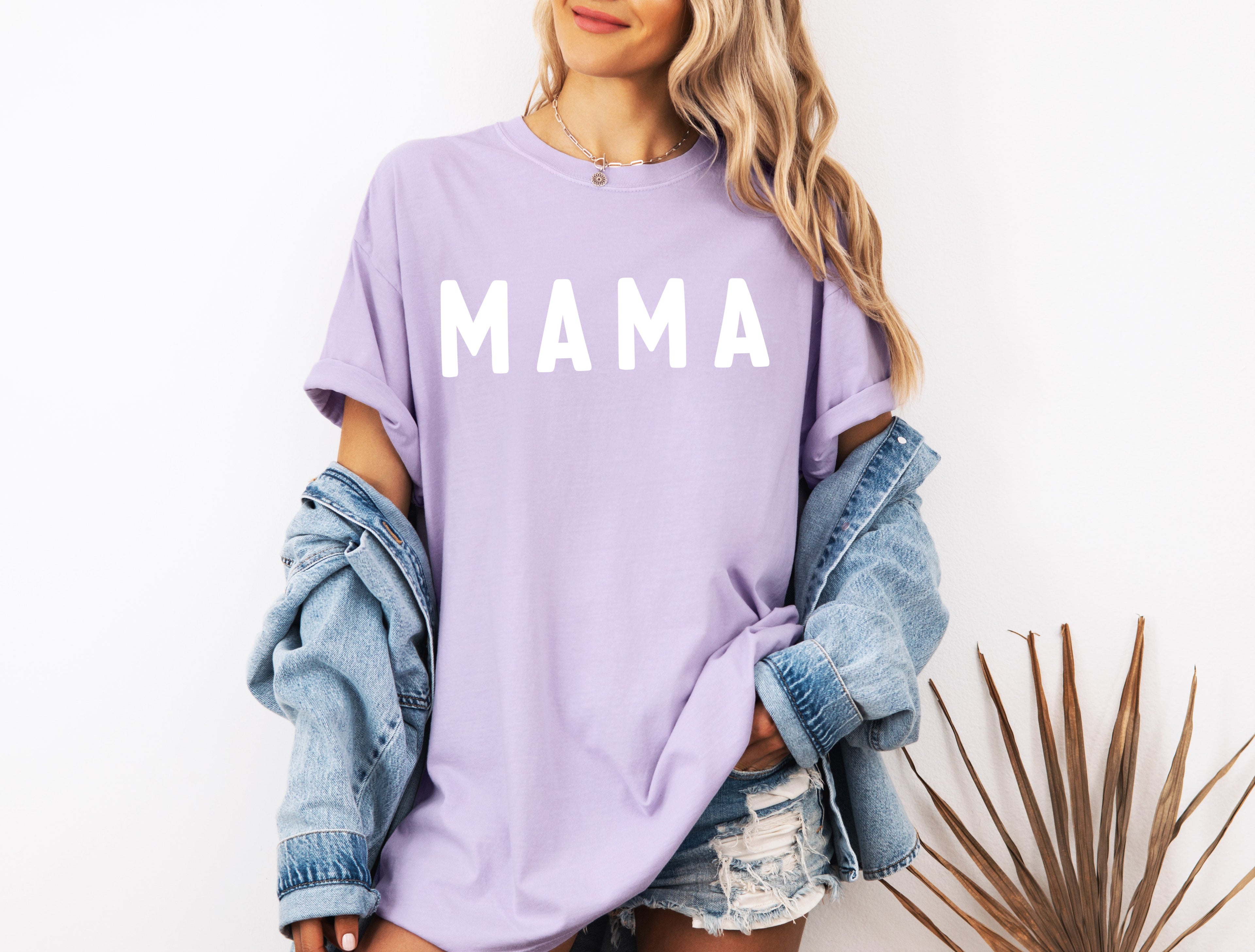 Mama Comfort Colors Graphic Tees (Round Font)