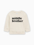 Middle Brother Organic Cotton Pullover (Serif)