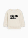 Middle Sister Organic Cotton Pullover (Serif)