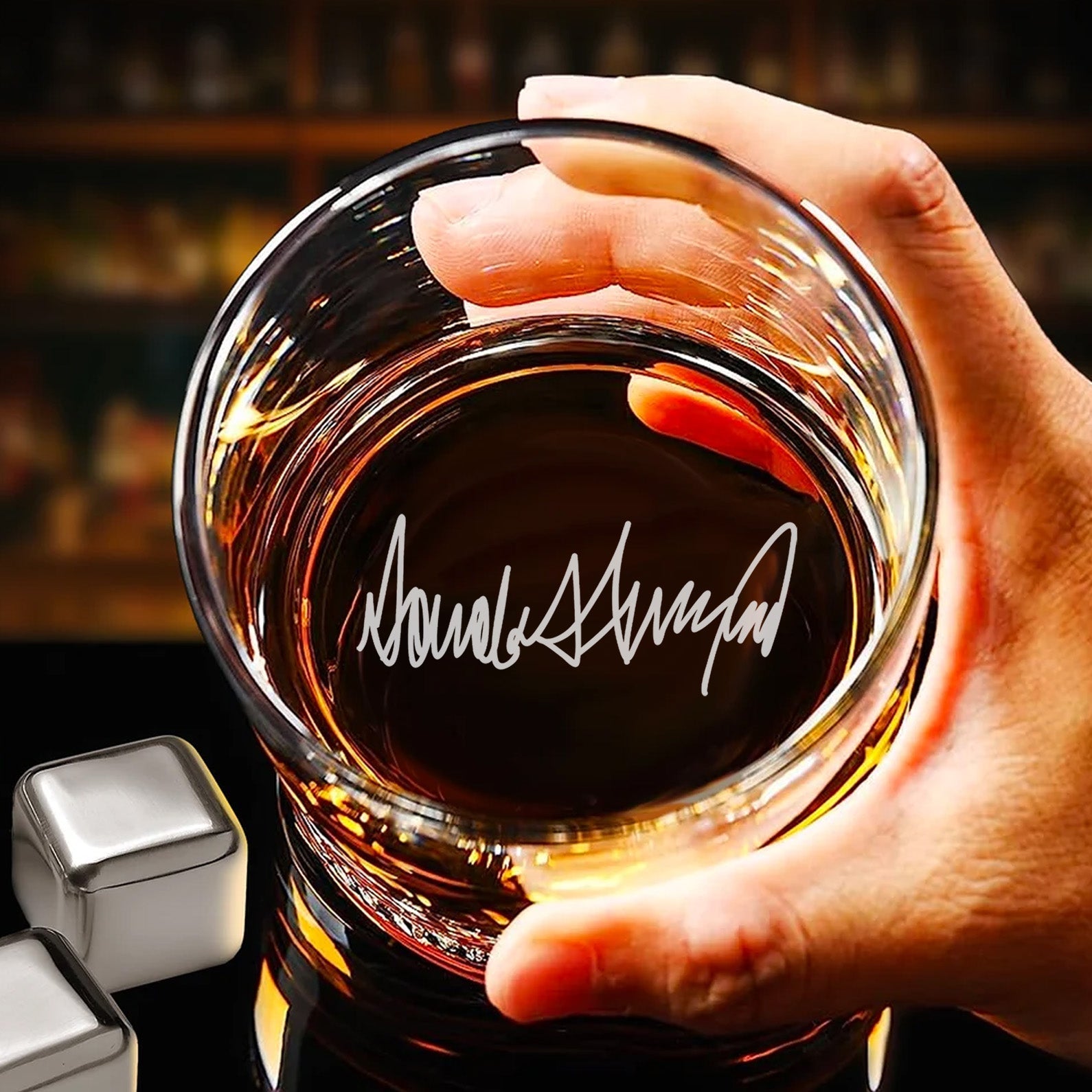 Fuck Your Feelings | Trump Won 2024 Whisky Glass | Trump 47th President Print Whisky Glasses T1748A - GOP