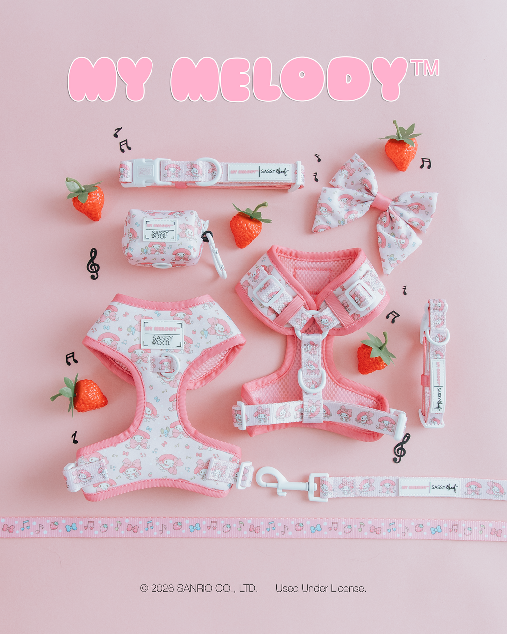 Dog Adjustable Harness - My Melody™