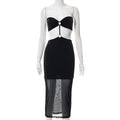 Women Clothing Summer Sexy Bandeau Dress Niche Fight Tulle