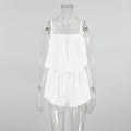 Thin Summer Pajamas Women Suspender Shorts Two Piece Set Sexy Stretch Soft Home Wear