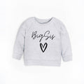 Organic Cotton Big sis Toddler French Terry Sweatshirt | Big sister, Pregnancy announcement