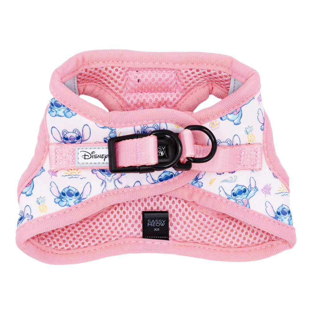 Cat Step-In Harness - Disney's Stitch Peach