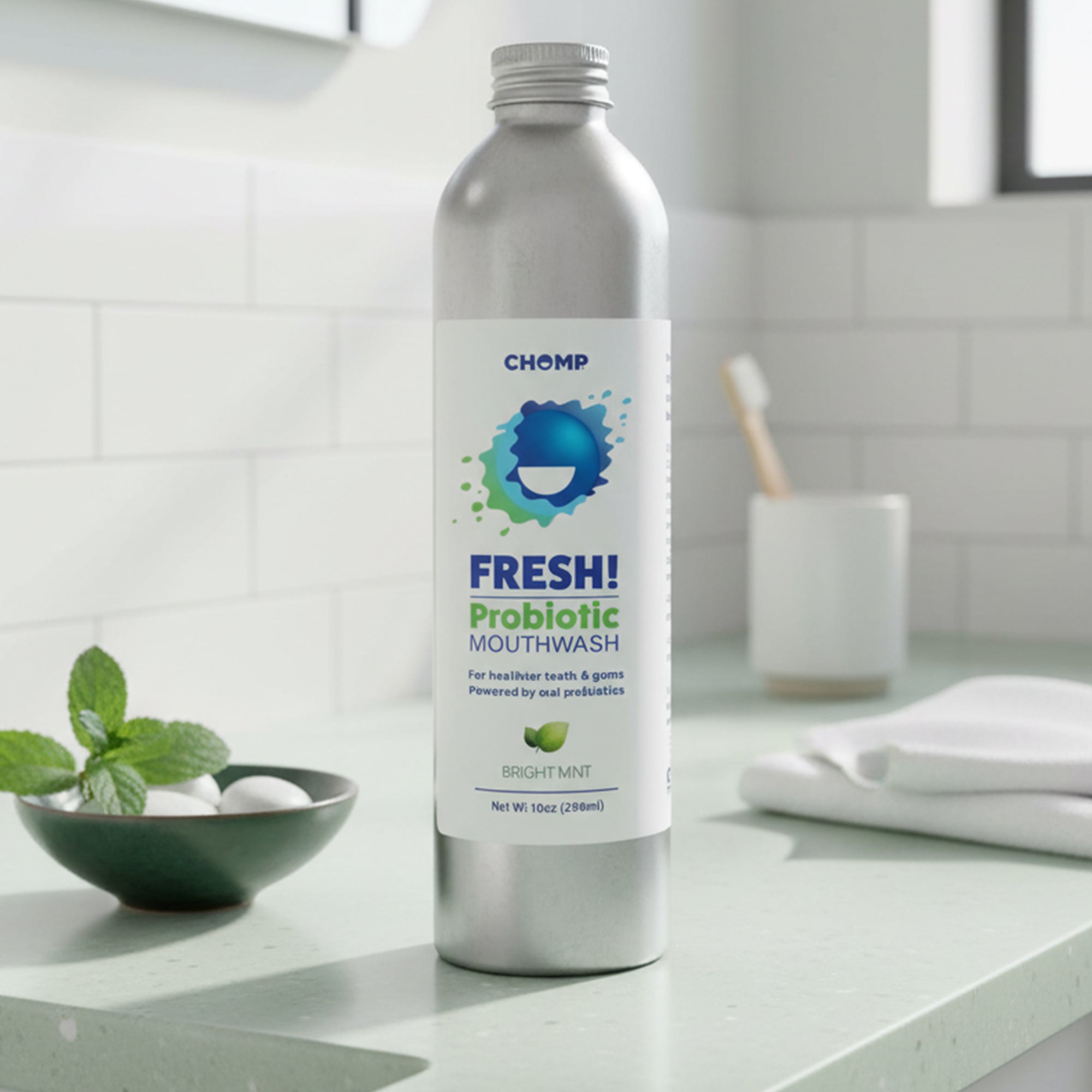 FRESH! Probiotic Bright Mint Mouthwash