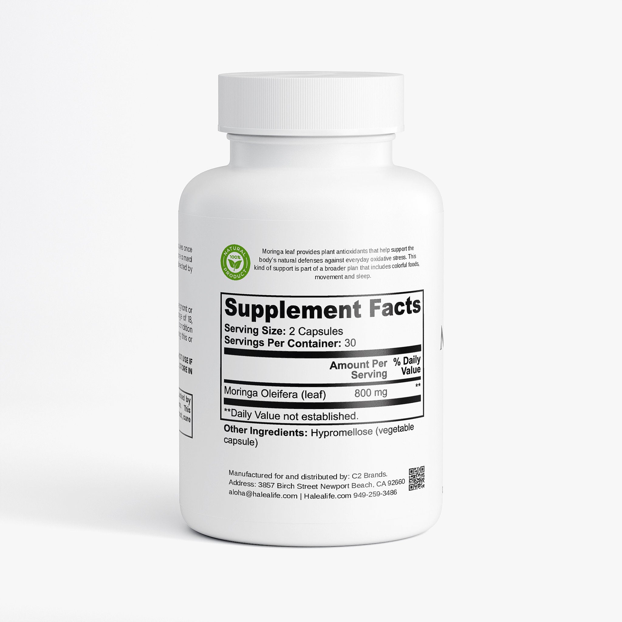 Pure Moringa Capsules 800mg