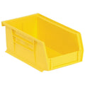 Clear Quantum Storage ULTRA Plastic Bin, Stacking & Hanging, 4-1/8 W x 7-3/8 D x 3 H