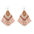 Streaming Light Earrings In Sandstone