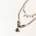 Wandererâ€™s Wish Necklace in Coal Silver