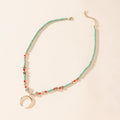 Myra Red River Necklace in Lunar Blue