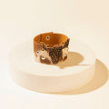 Myra Herd Boss Hairon Cuff in Speckled Brown