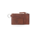 Myra Zidana Vino Braided Veg Tanned Leather Wallet in Chestnut Shine