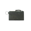 Myra Zidana Vino Braided Veg Tanned Leather Wallet in Moss Noir
