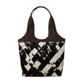 Pecos Wind Weave Pattern Leather & Hairon Bag