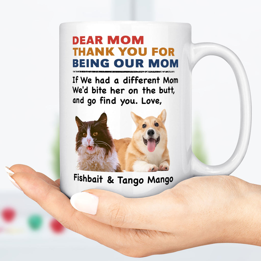 Bite The Butt Personalized Custom Dog Mug C811