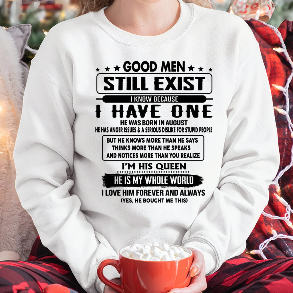 August - Good men Still Exist - gift for your girlfriend, wife from Husband - NGHL08 (SKU-GM-08)