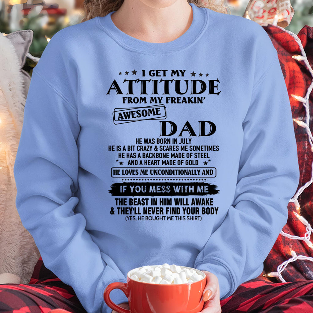 July - Gift For Son and Daughter From Dad - NGHL07 - (SKU-TDADC-07)