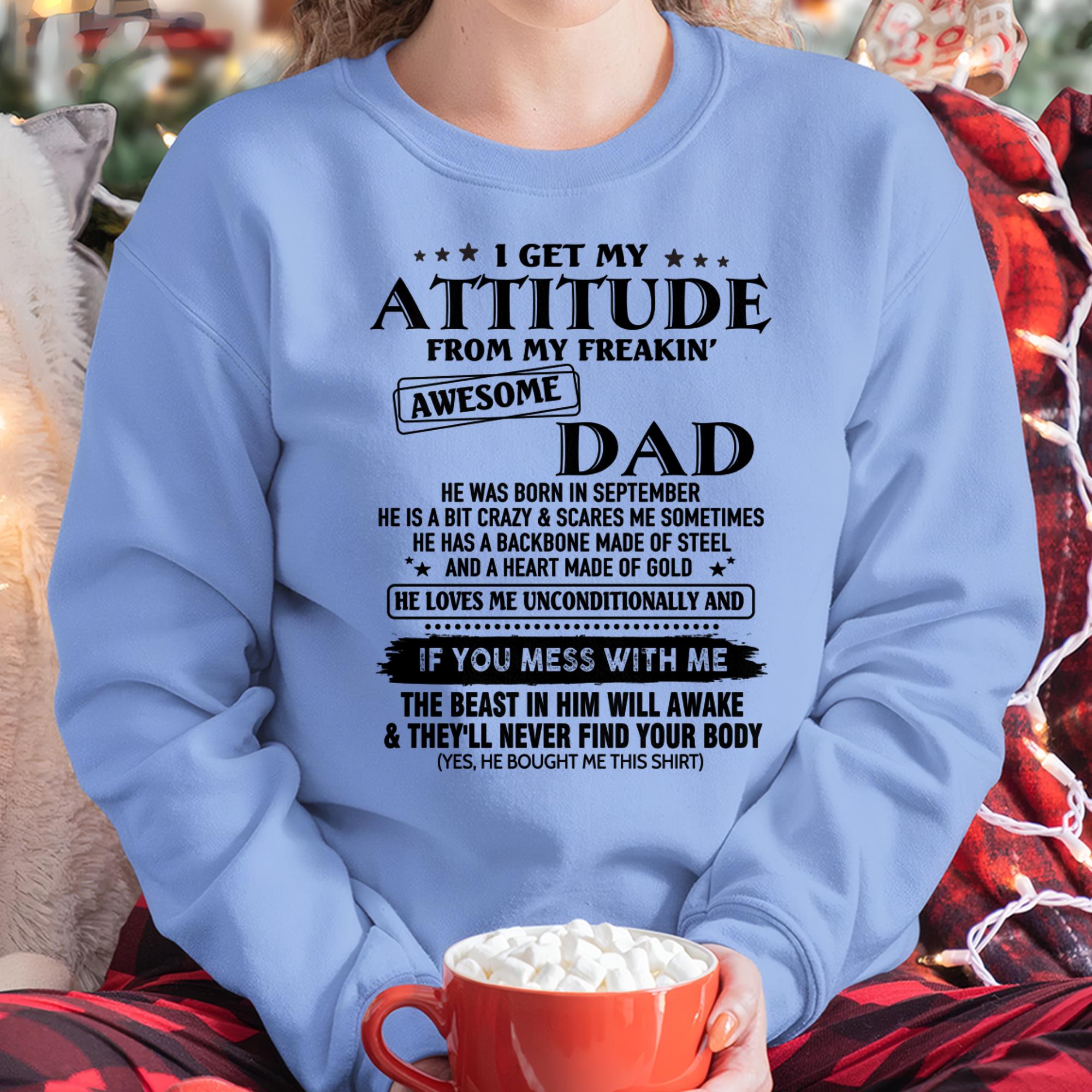 September - Gift For Son and Daughter From Dad - NGHL09 - (SKU-TDADC-09)