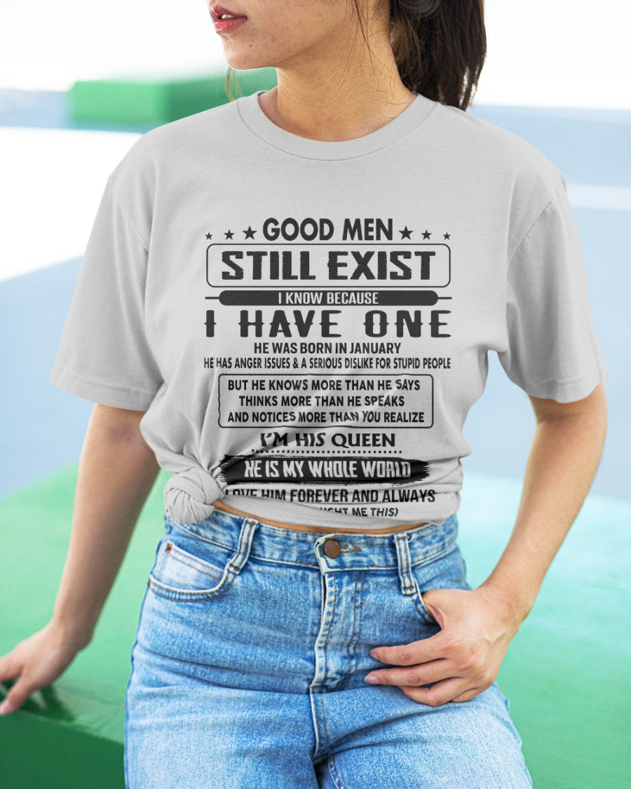 January - Good men Still Exist - gift for your girlfriend, wife from Husband - NGHL01 (SKU-GM-01)