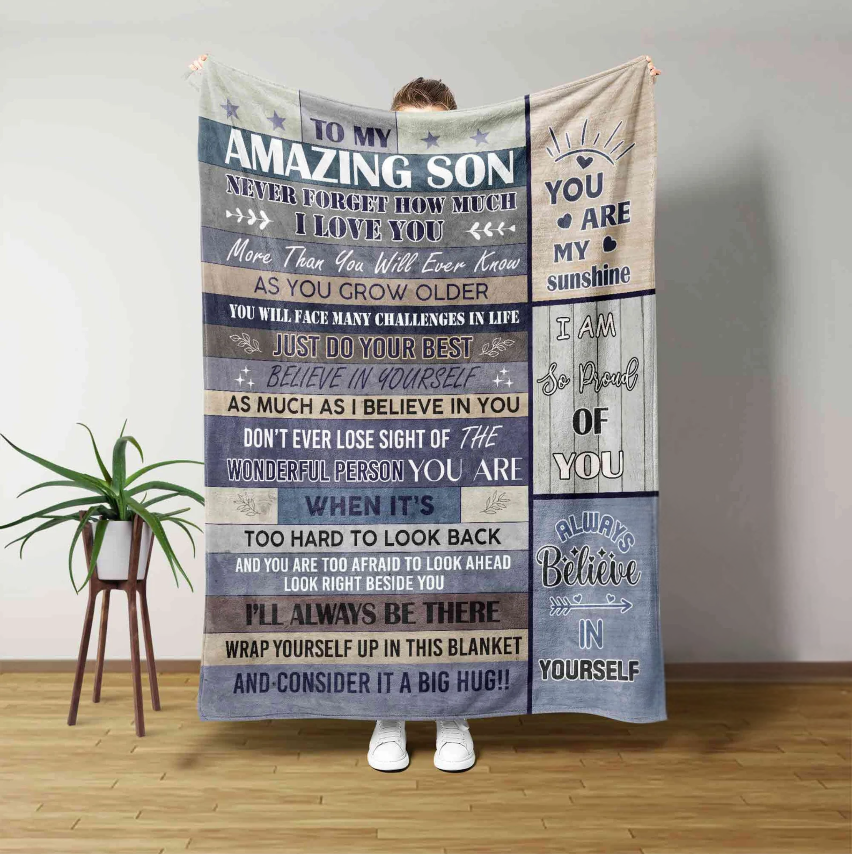 Special Gift For Your Son Blanket - From Mom