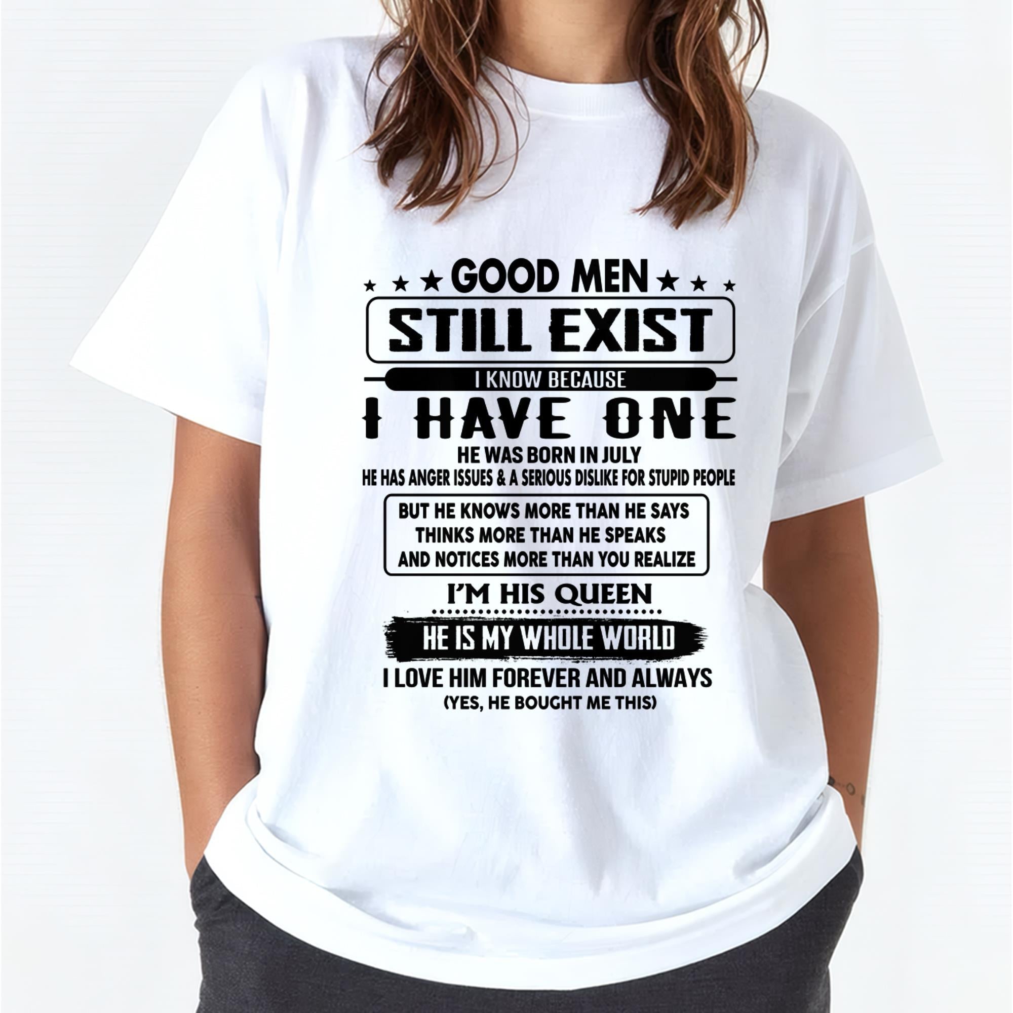 July - Good men Still Exist - gift for your girlfriend, wife from Husband - NGHL07 (SKU-GM-07)