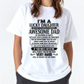 March - I'm Lucky Daughter - Gift for Daughter from Dad - NGHL03 (SKU-TLUCKYDD-03)
