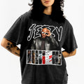 Vintage Music Wash Shirt – Retro Hip-Hop Graphic Tee, Unisex Cotton Gift for Music Lovers
