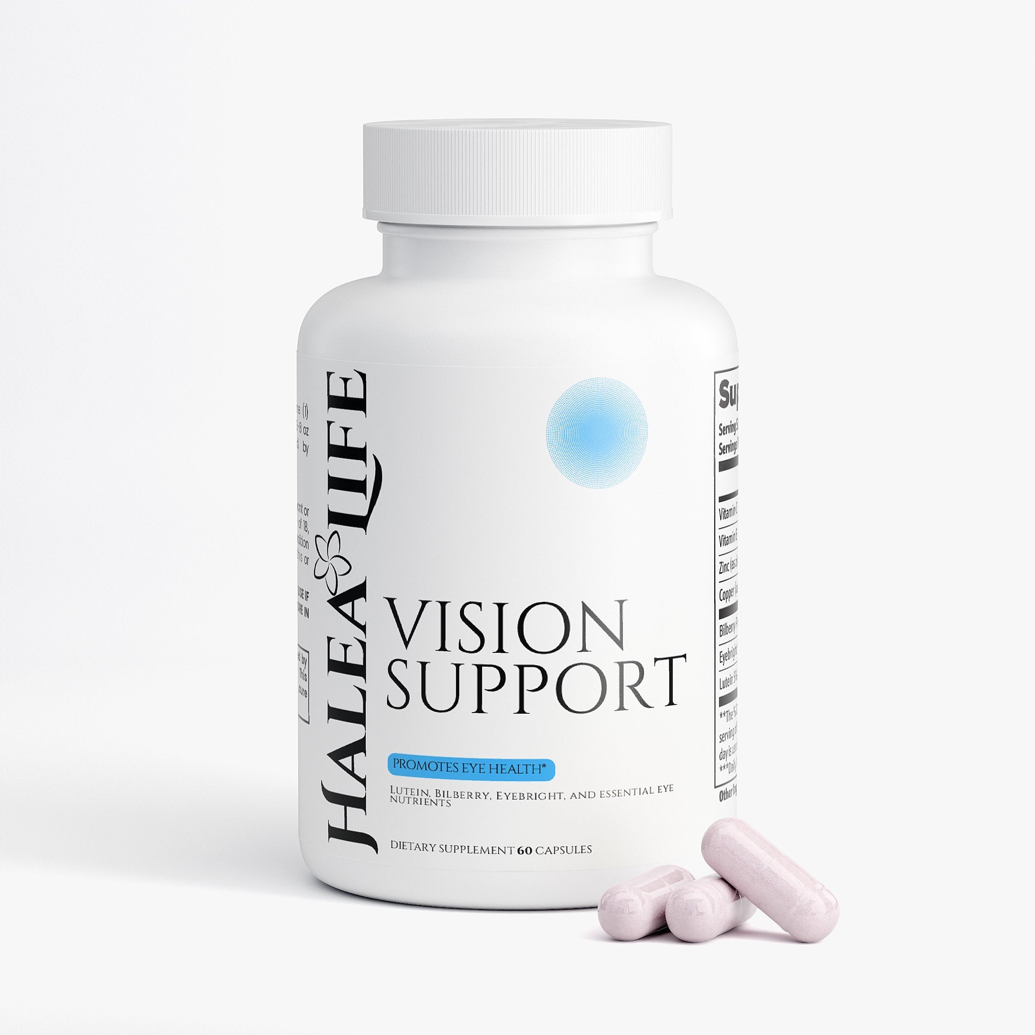 Vision Health Formula - Lutein, Bilberry & Eyebright - 60 Capsules
