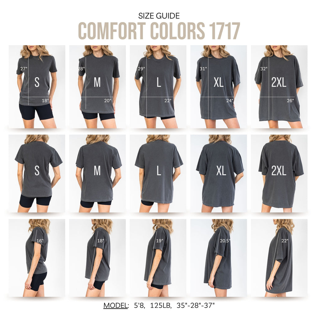 Shamrock Clover Smiley Comfort Colors T Shirt