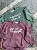 Women in Surgery Crewneck Sweatshirt – Scalpel Design Medical Apparel