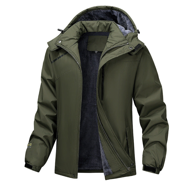 Plus Size Loose And Warm Coat For Men