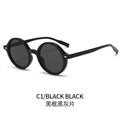 Retro Oval Sun Glasses Y2g Pure Champagne Sunglasses Female Cross-border Fashion